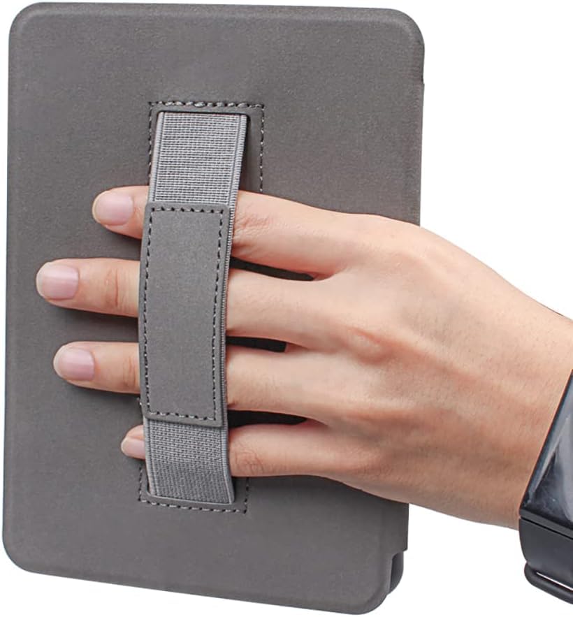 Premium Lightweight Kindle Paperwhite 10th Generation Case (2018 Model PQ94WIF) with Hand Strap & Auto Sleep/Wake - Perfect for Reading at Home, Travel, and Daily Commute