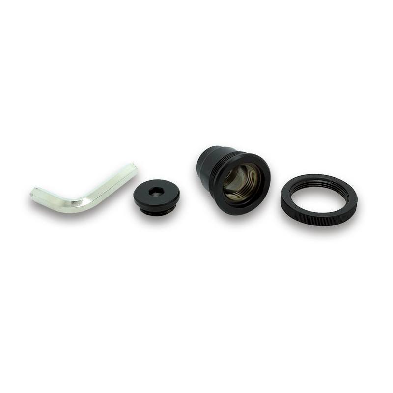 EKWB EK AF FillPort Black - High-Quality PC Water Cooling Filling Port for Custom Liquid Cooling Systems - Perfect for Gaming Rigs and Workstations