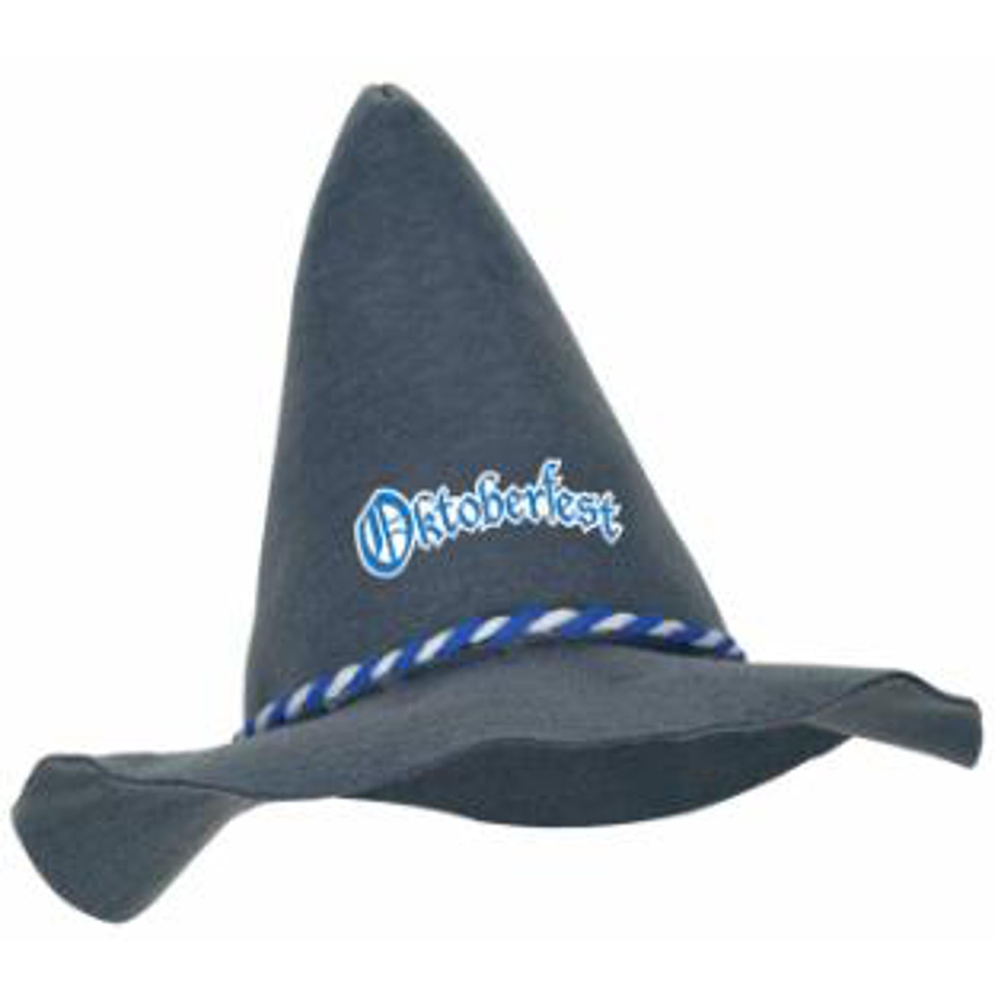 Authentic German Felt Oktoberfest Peasant Hat - Traditional Bavarian Costume Accessory for Beer Festivals, Halloween & Themed Parties