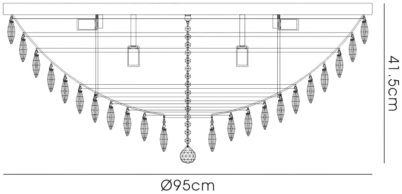 Consten Flush Ceiling Light Fixture with E14 Socket - Perfect for Bedroom, Hallway & Small Space Lighting