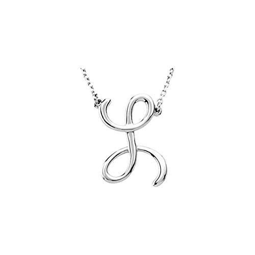Sterling Silver Initial 