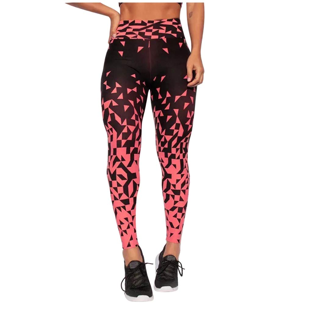 Gaoshi Women's High Waist Yoga Pants - Digital Print Workout Leggings with Stretchy Fabric for Fitness, Running & Gym - Perfect for Yoga, Pilates and Active Lifestyle