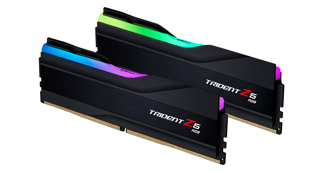 G.Skill Trident Z5 RGB 32GB (2x16GB) DDR5 6000MHz CL32 Desktop Memory Kit - Intel XMP 3.0 Certified for Gaming PC & High Performance Workstations