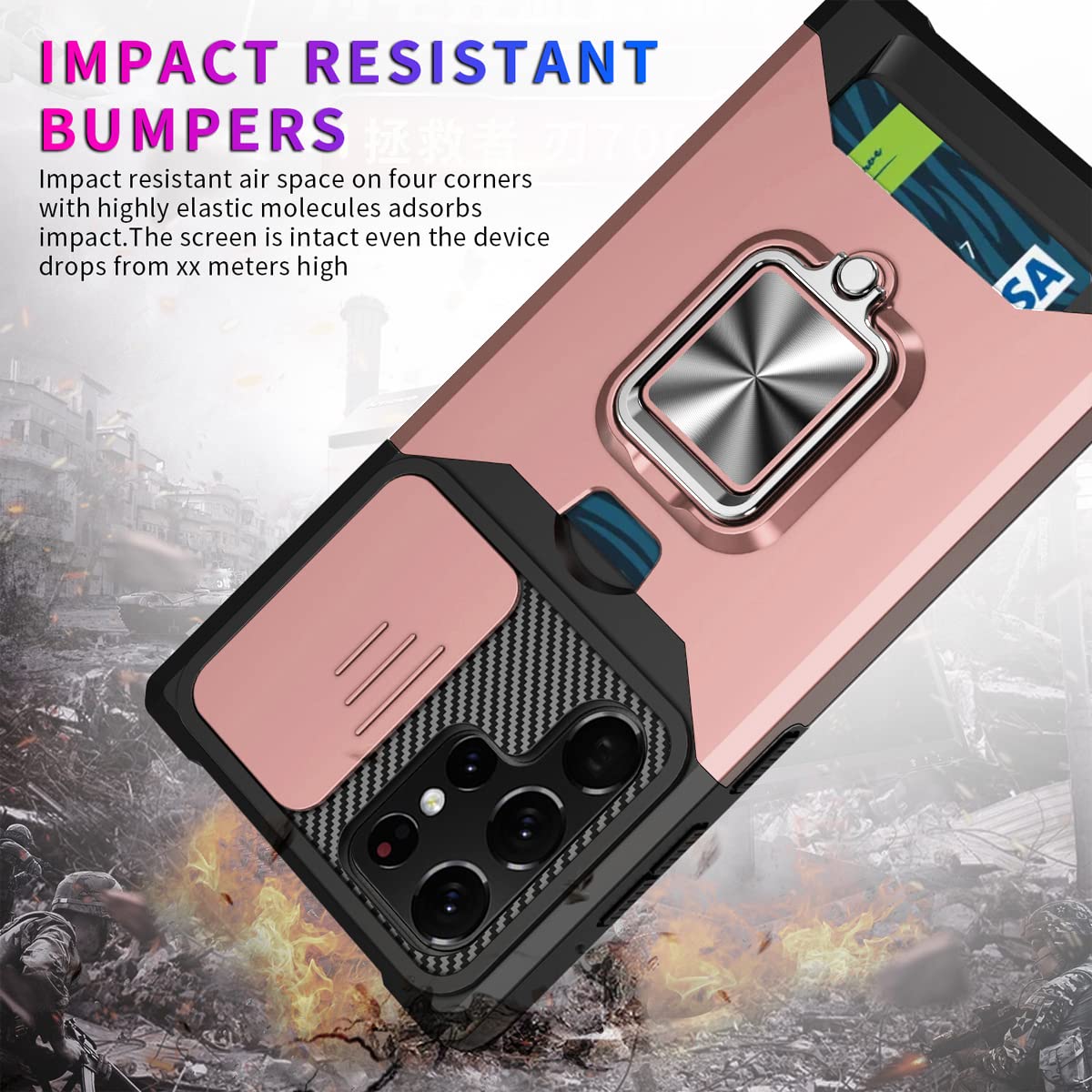 Premium Shockproof Hybrid Rugged Case for Samsung Galaxy S24 Ultra (6.8