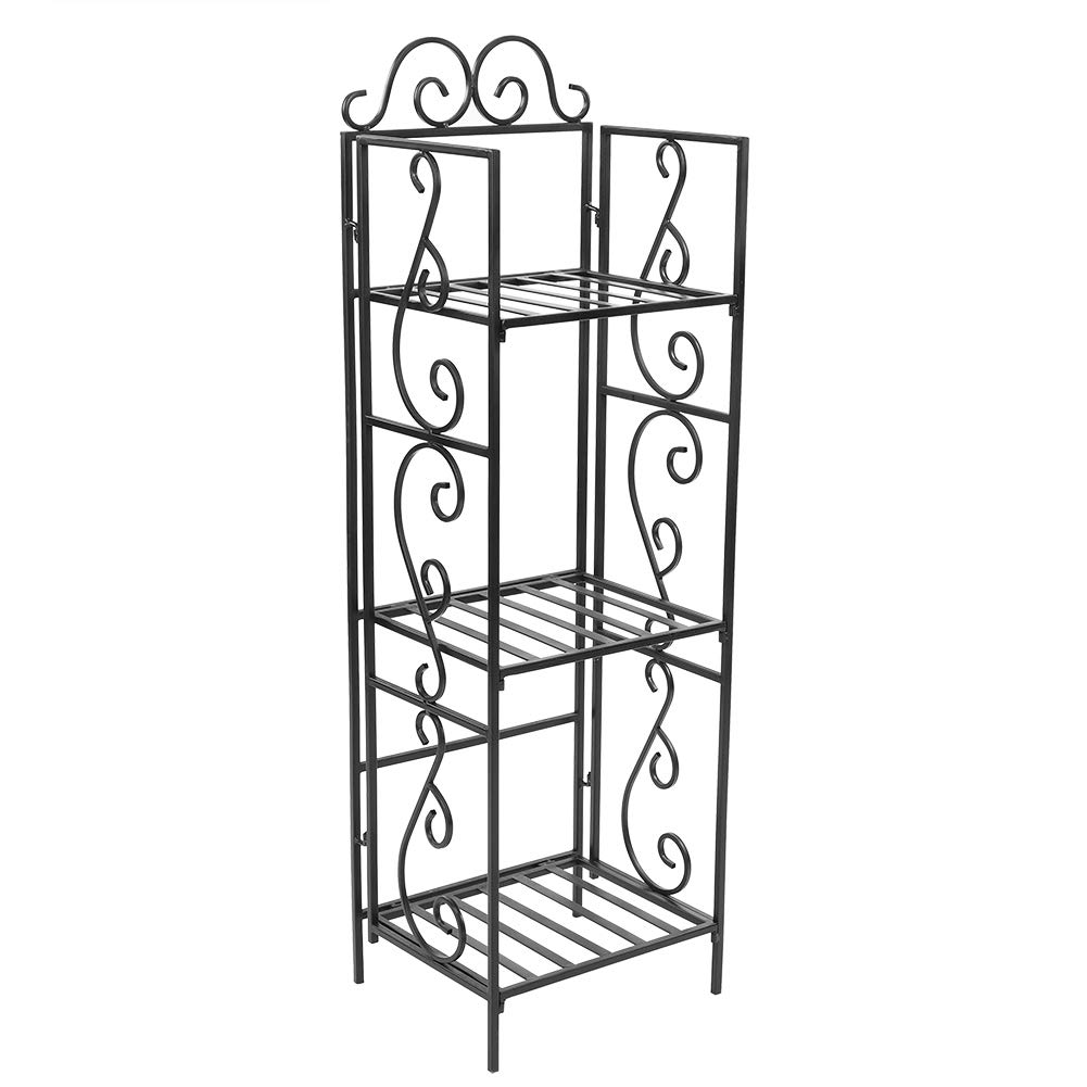 Jarchii 3-Tier Iron Plant Shelf - 13.38
