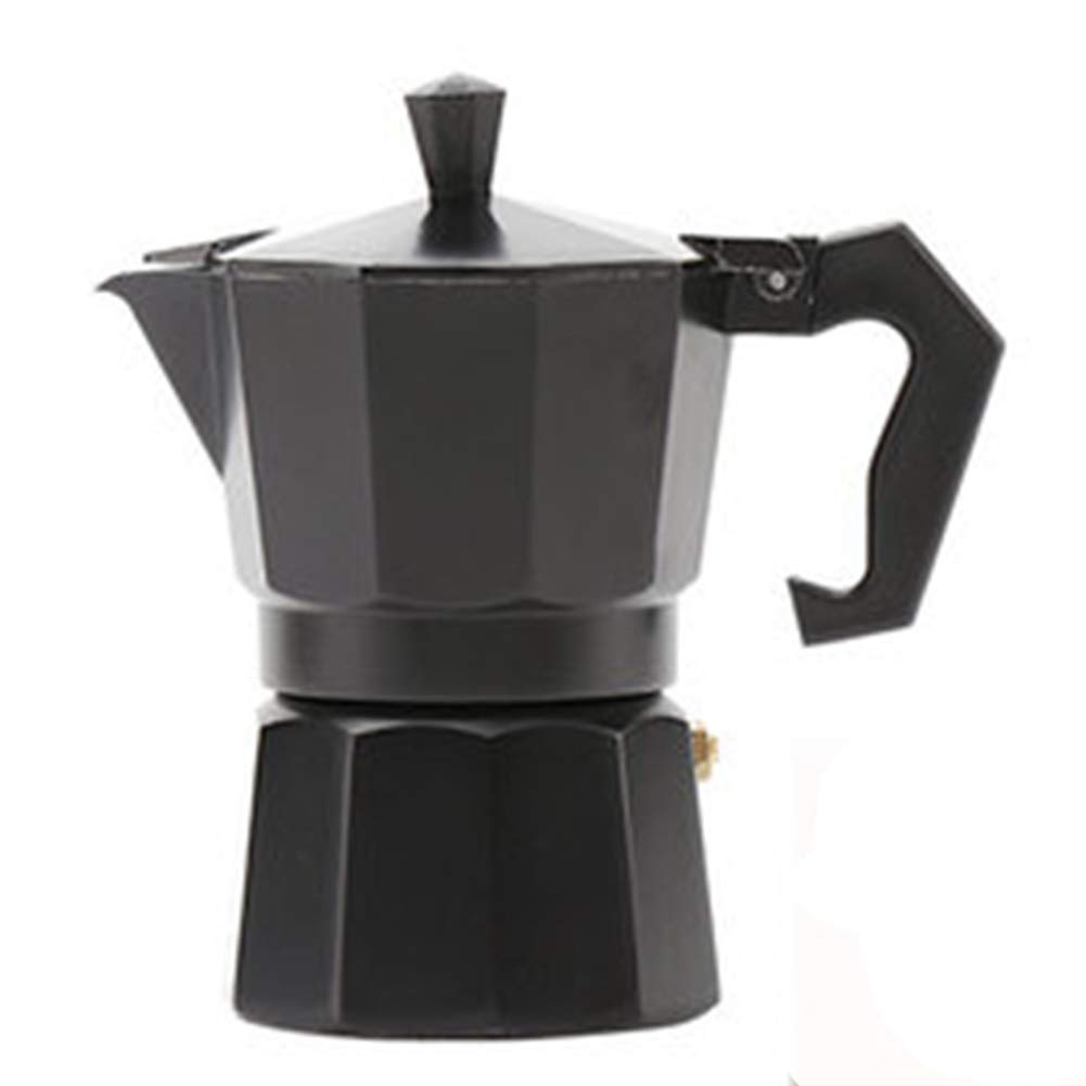 Premium French Press Coffee Maker - 34oz Stainless Steel Insulated Coffee & Tea Pot - Manual Brewing Espresso Moka Pot for Home, Office & Camping (Black)