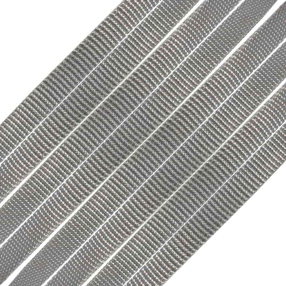 Paracord Planet Heavy Duty Nylon Webbing - ½-Inch by 100 Feet Silver - Durable Outdoor Gear for Camping, Hiking & DIY Projects - Perfect for Straps, Belts & Survival Kits