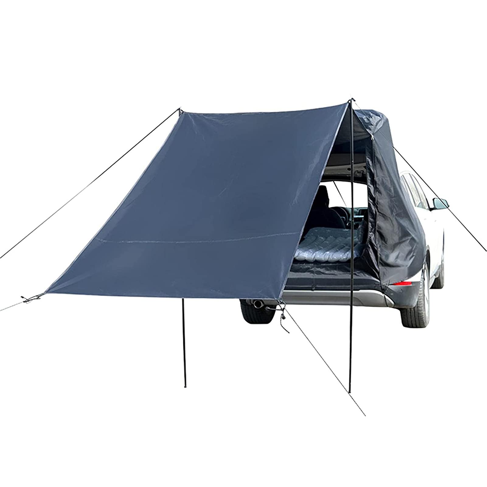 Car Rear Tent Awning - Sunroof & Trunk Extension for Camping, Sun Protection Vehicle Tent Cover | Perfect for Outdoor Adventures, Road Trips & Beach Getaways