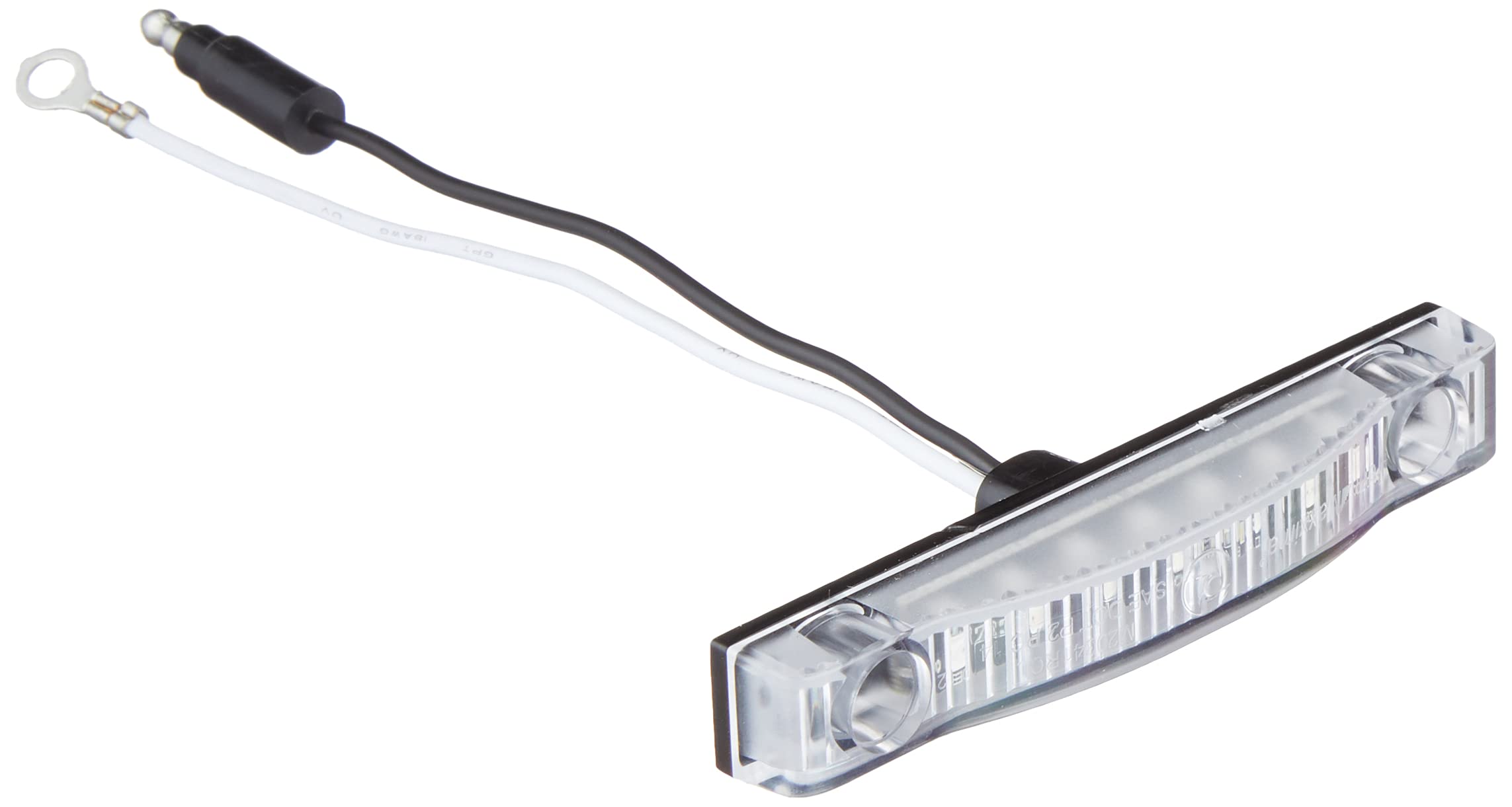 LED Clearance Marker Light - Red/Clear Lens - Heavy Duty Truck & Trailer Safety Lights for Night Driving & Road Visibility