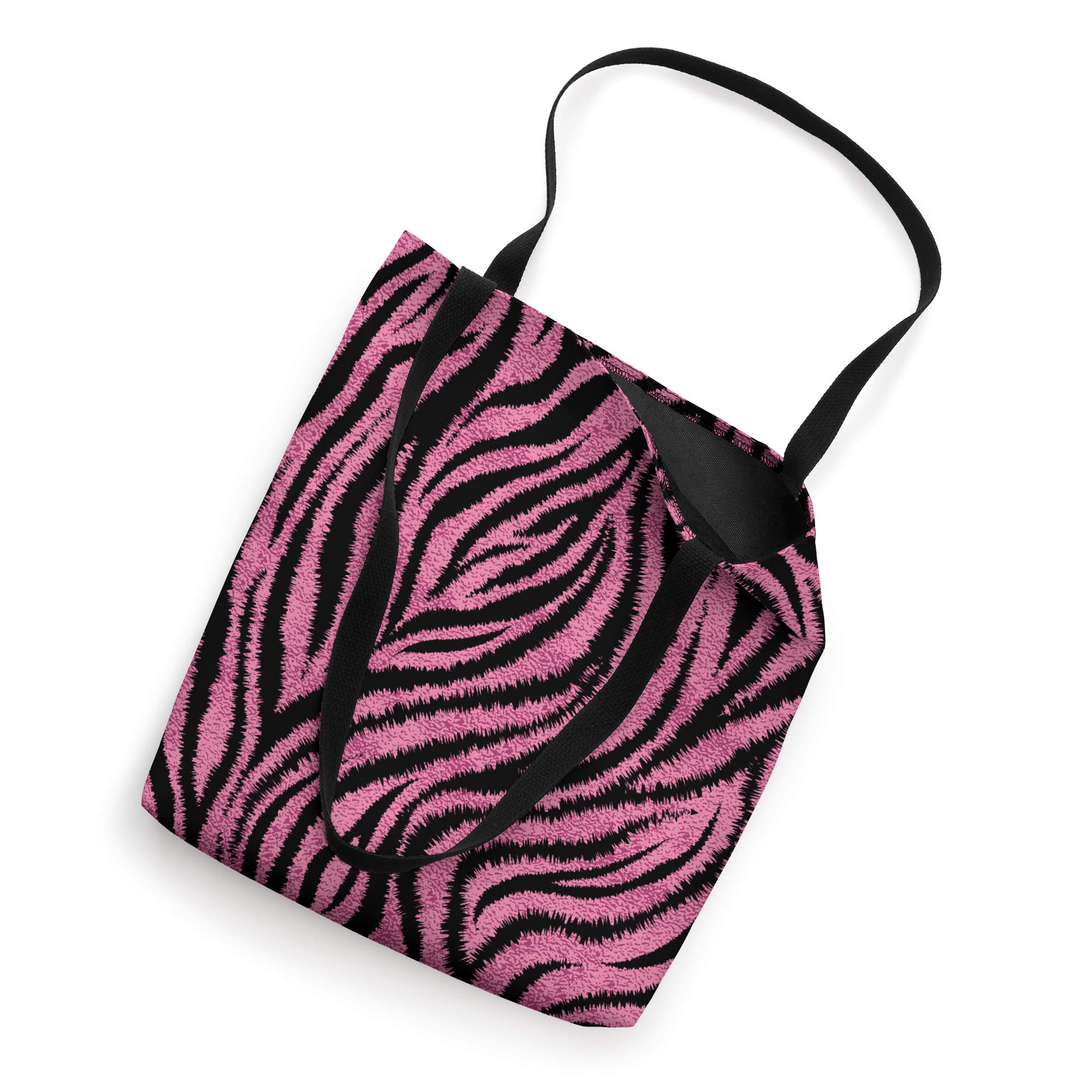 Stylish Pink Zebra Print Tote Bag for Women - Fashionable Large Shoulder Bag - Perfect for Work, Shopping & Beach Day