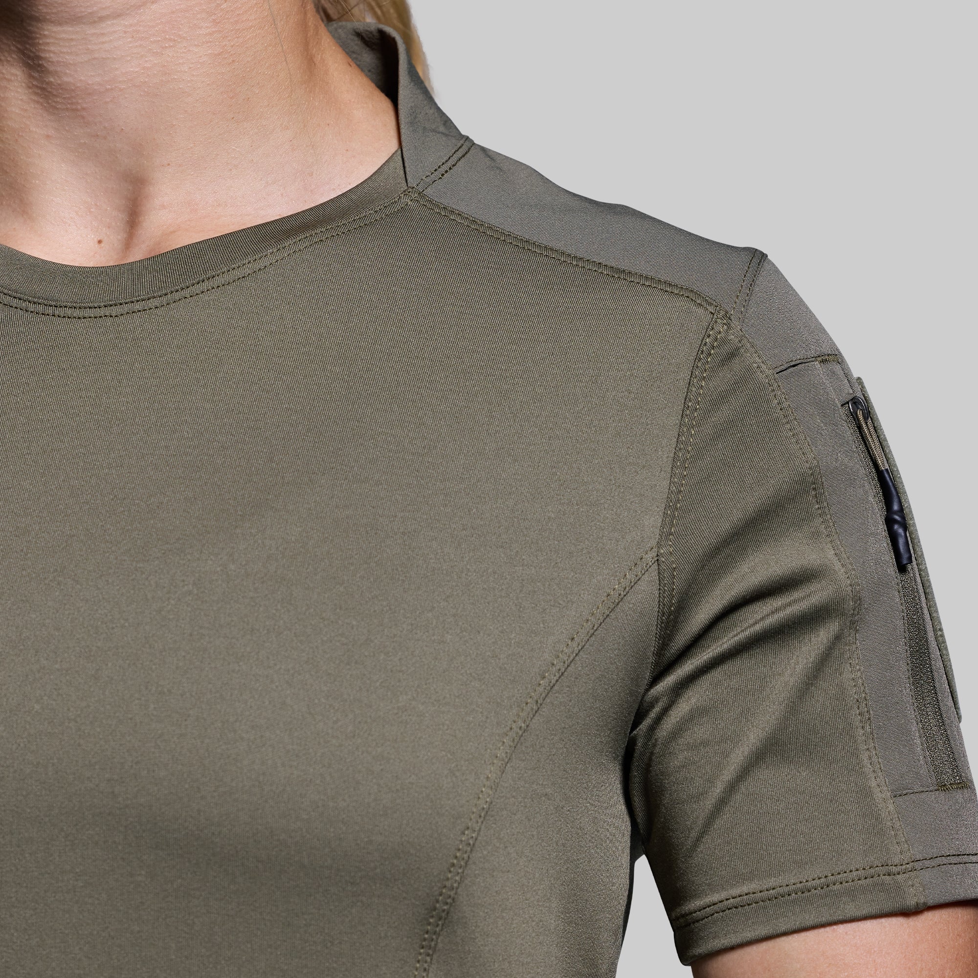 Women's OD Green Op Top - Lightweight Casual T-Shirt for Outdoor Activities & Everyday Wear