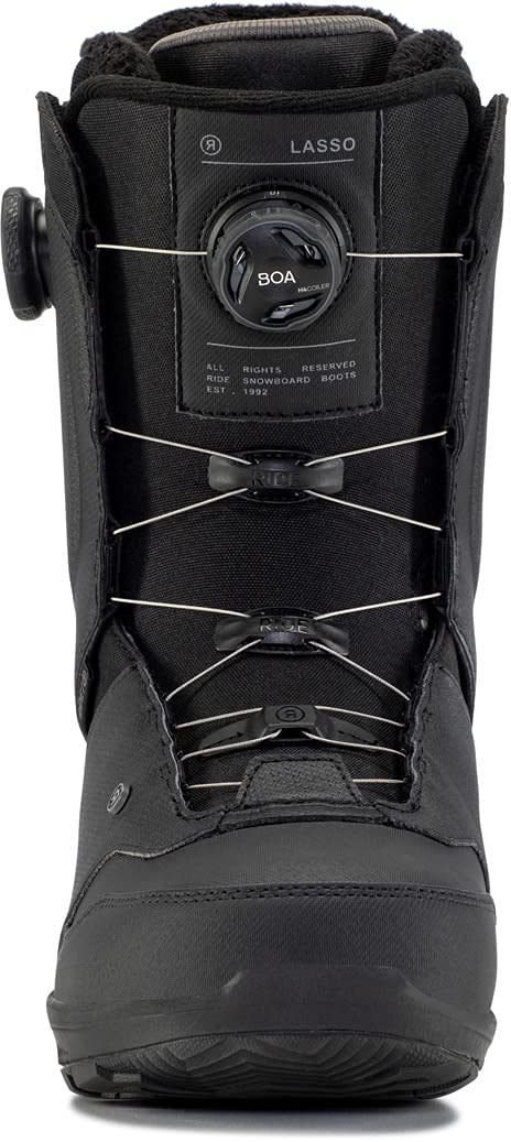 Ride Lasso Men's Snowboard Boots - Waterproof, Comfortable & Durable for Winter Sports & Snowboarding Adventures