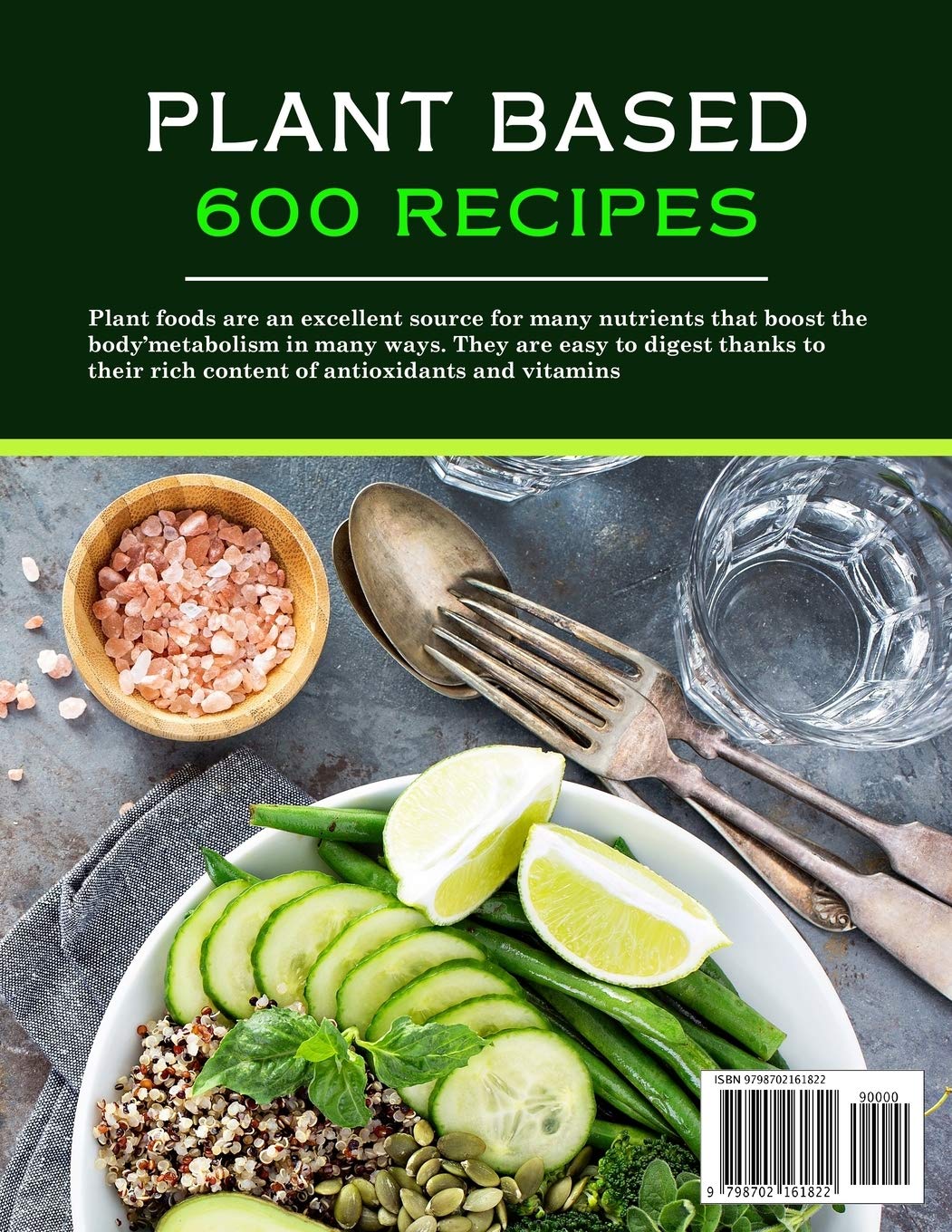 Plant Based Cookbook For Beginners: 600 Healthy Vegan Recipes For Everyday Meals - Easy Plant-Based Cooking For Weight Loss & Wellness