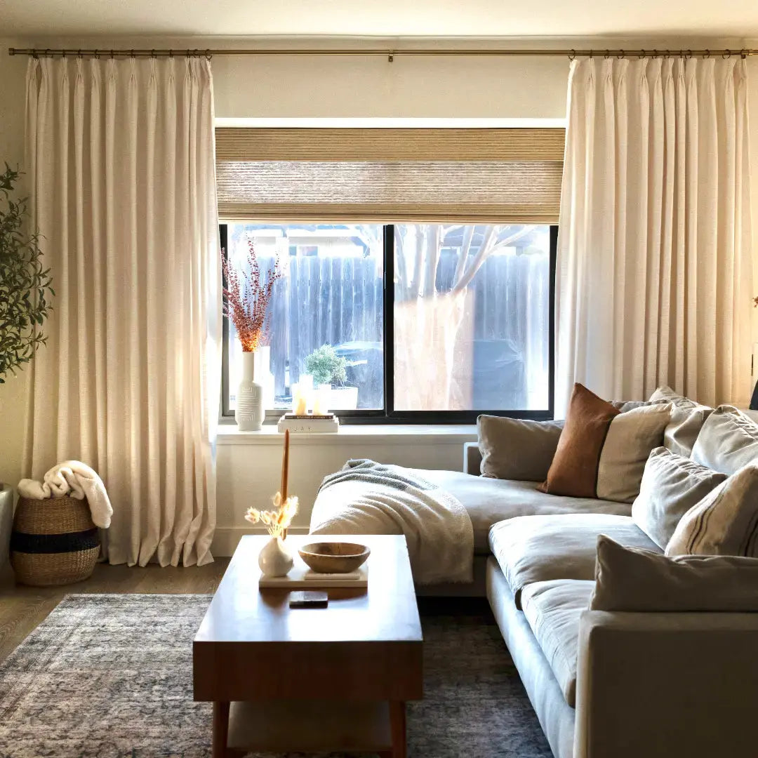 Rae Motorized Window Shades - Bamboo Woven Series P | Smart Home Automation | Perfect for Living Room, Bedroom & Office