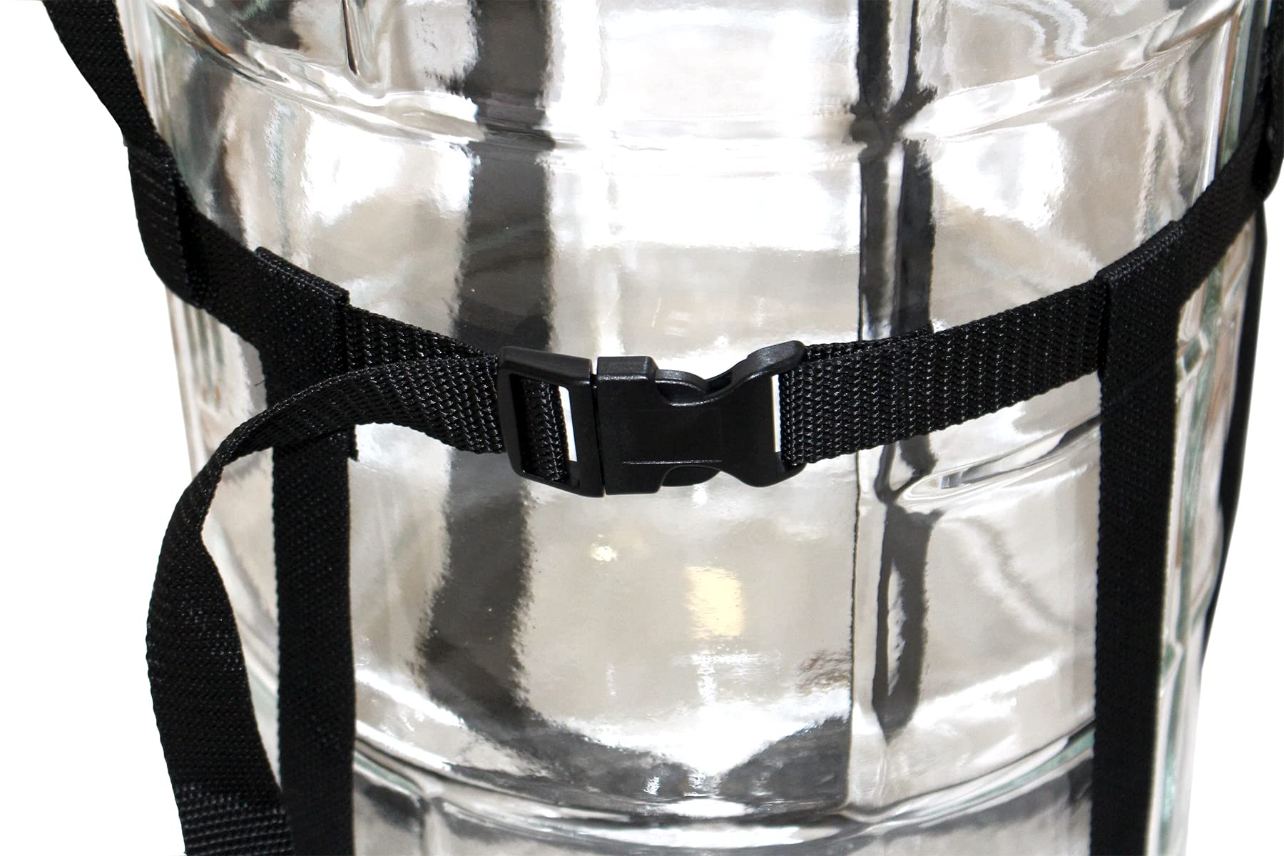 6 Gallon Glass Carboy with Handle & Straps - Home Brewing Fermenter for Beer, Wine, Cider Making - Perfect for Fermentation & Storage