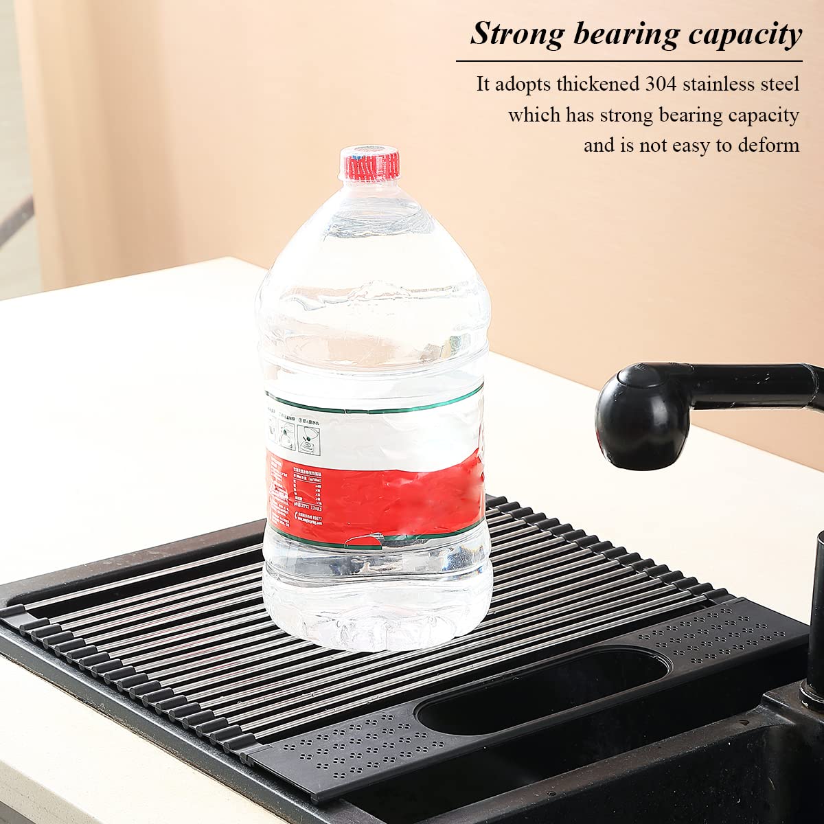 Berglander Stainless Steel Over The Sink Dish Drying Rack - 17.5