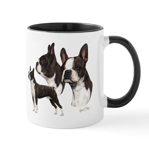 White/Black Inside - Boston Terrier Mug