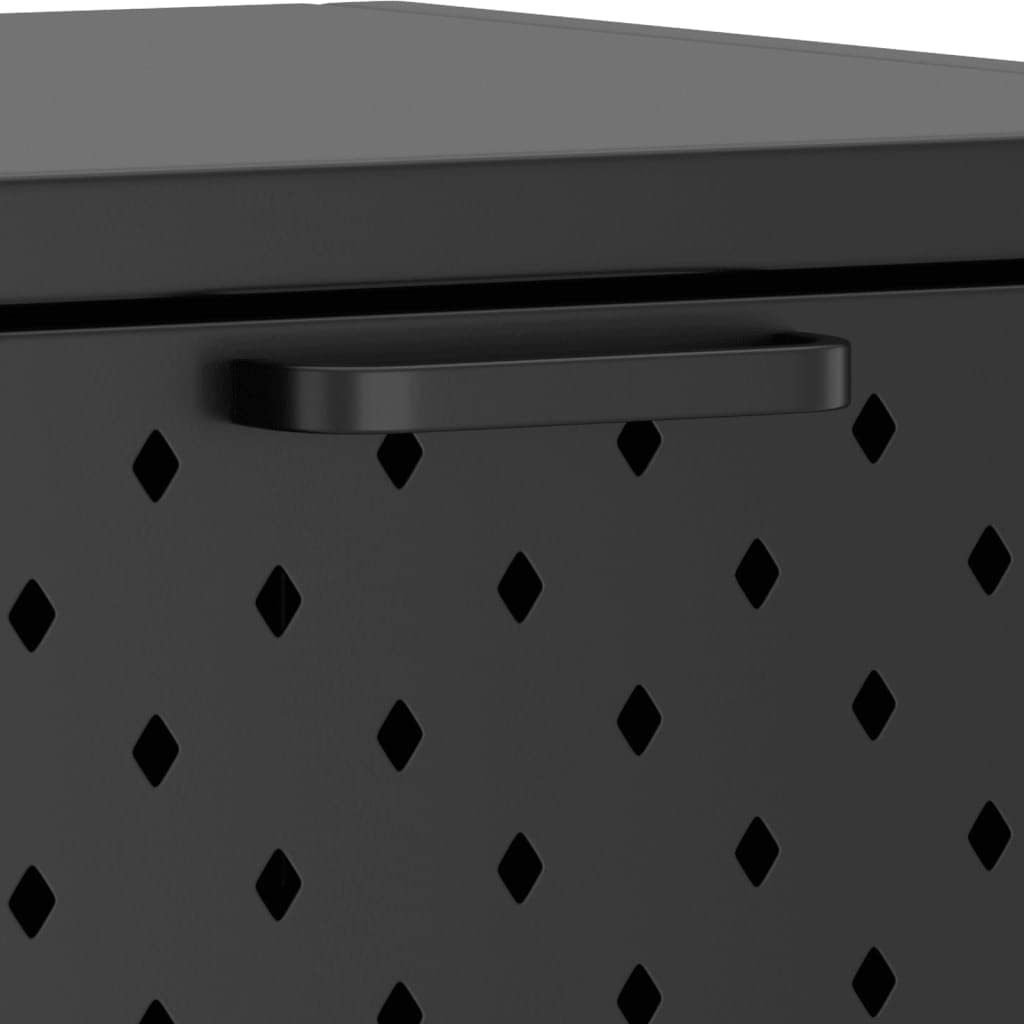 Anthracite Console Table with Drawers - 41.7