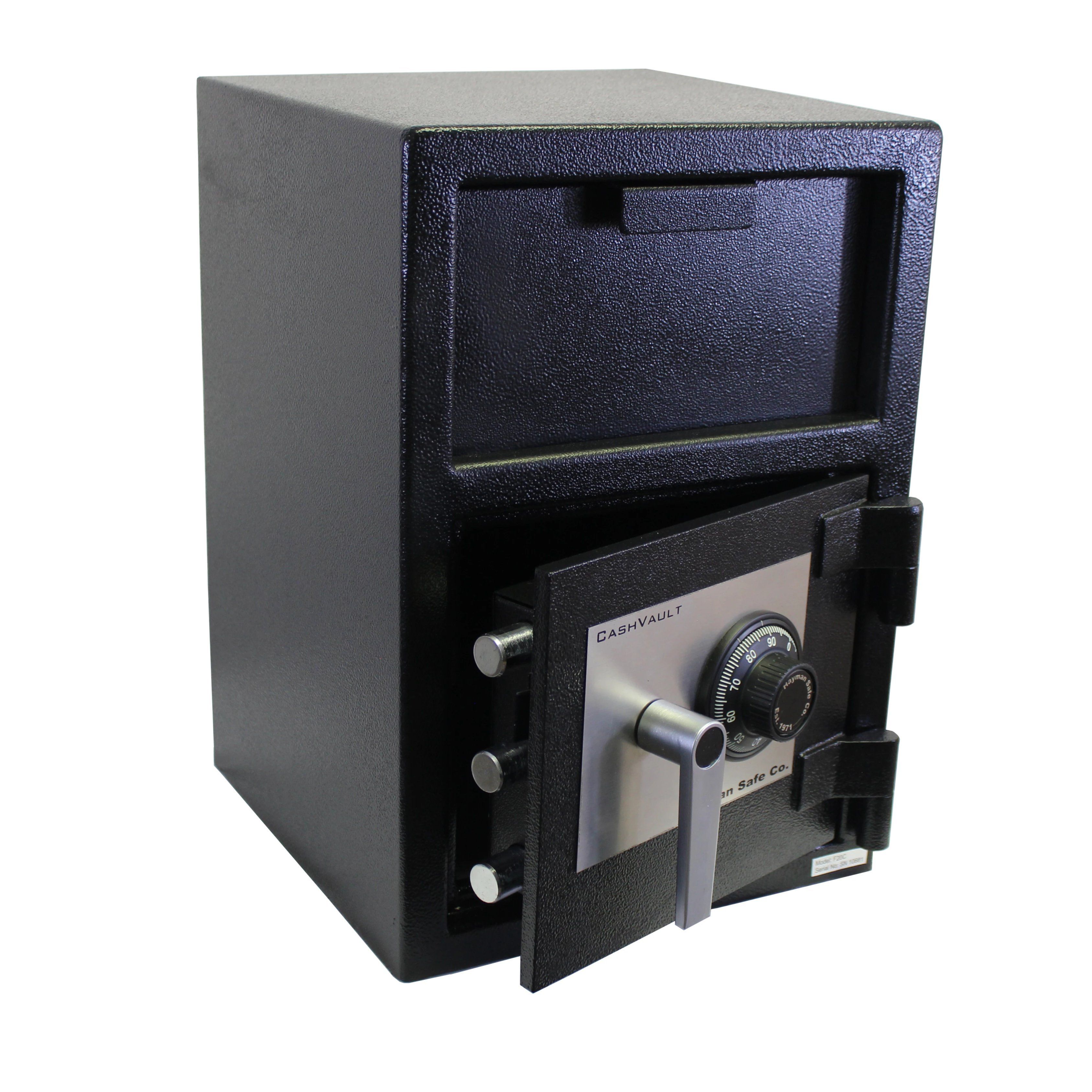 Hayman CV F20 C Front Loading Depository Safe - High Security Cash Drop Box for Retail & Office Use