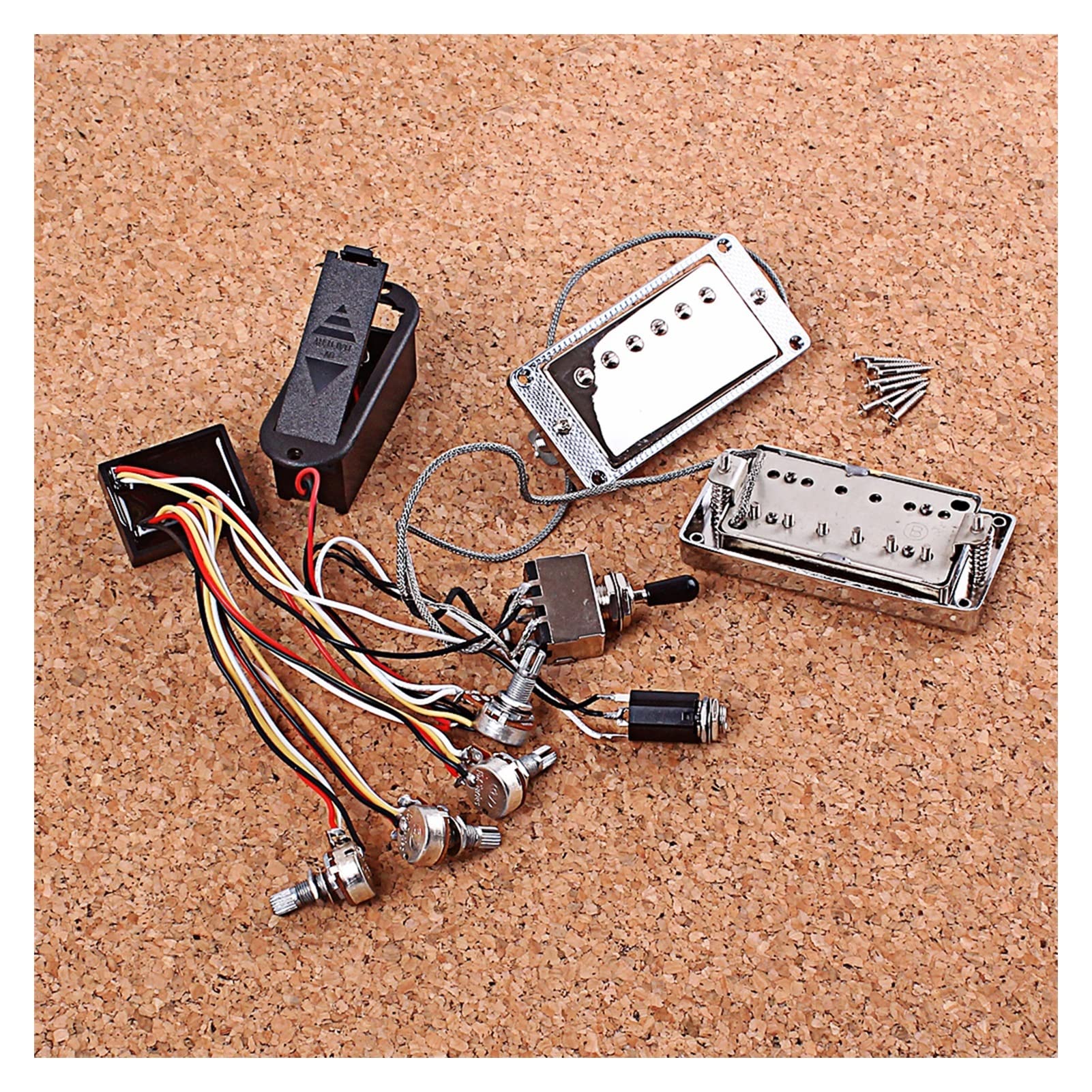 High-Quality Humbucker Guitar Pickup & Acoustic Guitar Endpin Pickup Transducer - Professional Guitar Accessories for Folk Guitar - Perfect for Live Performances & Studio Recording