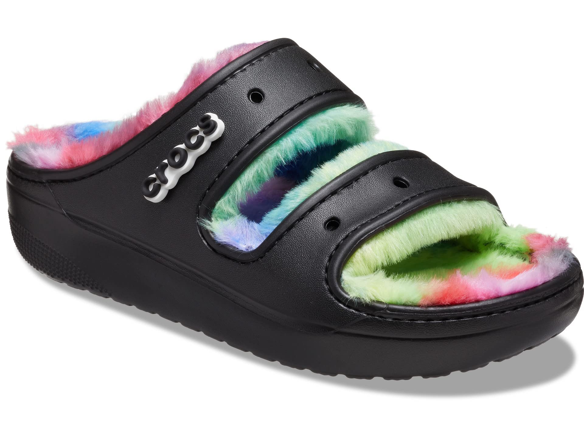 Crocs Unisex-Adult Classic Cozzzy Platform Sandals - Fuzzy Comfort Slides for Men & Women | Indoor/Outdoor House Slippers, Lounge & Beach Wear