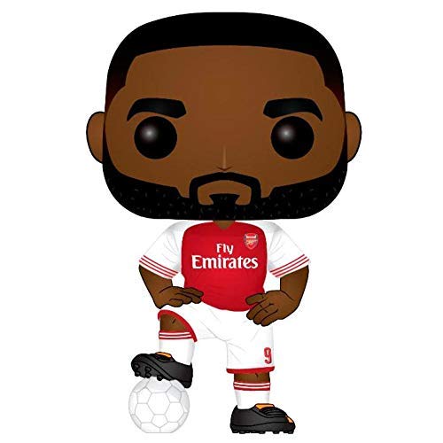 Funko POP! Arsenal FC Alexandre Lacazette #15 Vinyl Soccer Collectible Figure with Free Pop Protector Case - Perfect for EPL Fans, Sports Memorabilia Displays & Soccer Gift Ideas