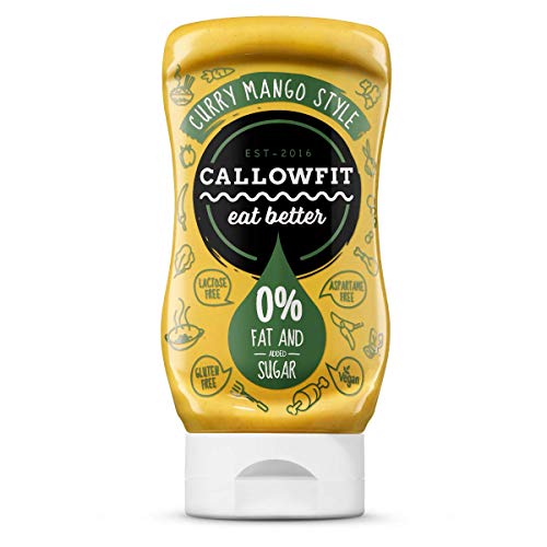 Callowfit Mango Curry Sauce 300ml - Premium Indian Cooking Sauce for Chicken, Fish & Rice - Perfect for Home Cooking & Meal Prep