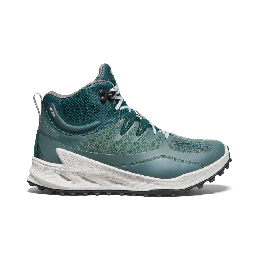 Women's Zionic Mid WP Waterproof Hiking Boots - Dark Forest/Sea Moss Color for Outdoor Adventures & Trail Running