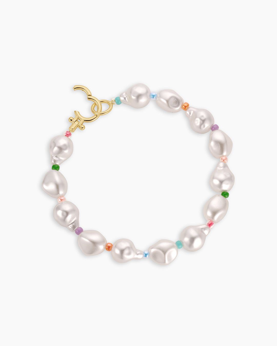 Pearl Rainbow Cove Bracelet - Elegant Beaded Jewelry for Women | Perfect for Weddings, Parties & Everyday Wear