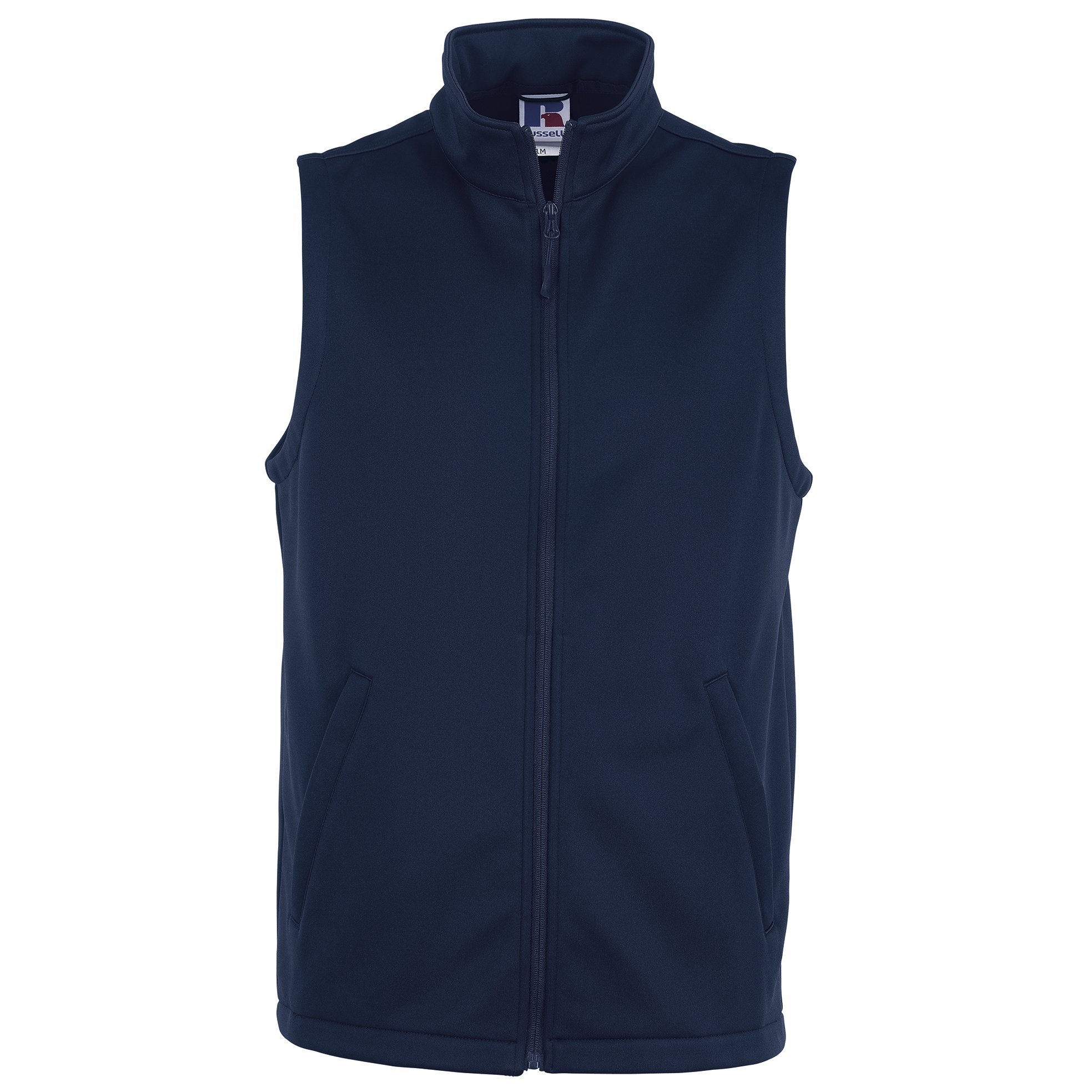 Russell Athletic Men's Smart Softshell Gilet Jacket - Lightweight & Warm Vest for Outdoor Activities, Hiking, and Casual Wear