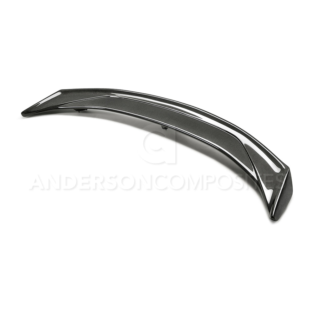 2016-2021 Chevrolet Camaro SS Type ST Rear Spoiler with Wicker Bill - Anderson Composites AC RS16CHCAM SA - High Performance Carbon Fiber Trunk Lid Spoiler for Enhanced Aerodynamics & Sporty Look (Perfect for Racing & Car Shows)
