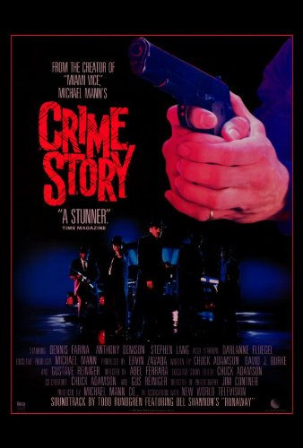 Crime Story TV Show Poster 27x40 - Dennis Farina, Anthony John Denison, Bill Smitrovich - Vintage Crime Drama Wall Art for Home Theater & Man Cave Decor
