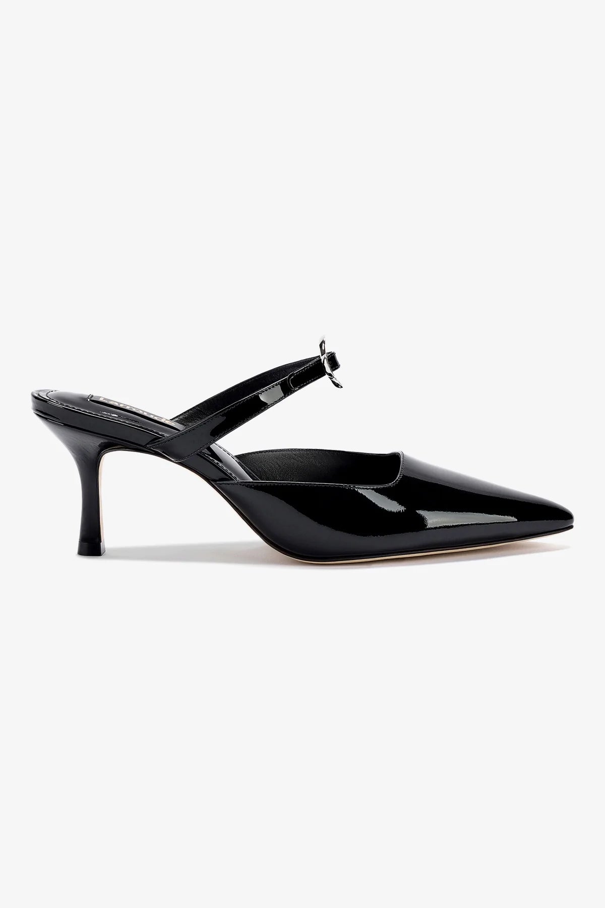 Black Patent Leather Daisy Pump - Women's Fashion Shoes for Work, Party & Special Occasions