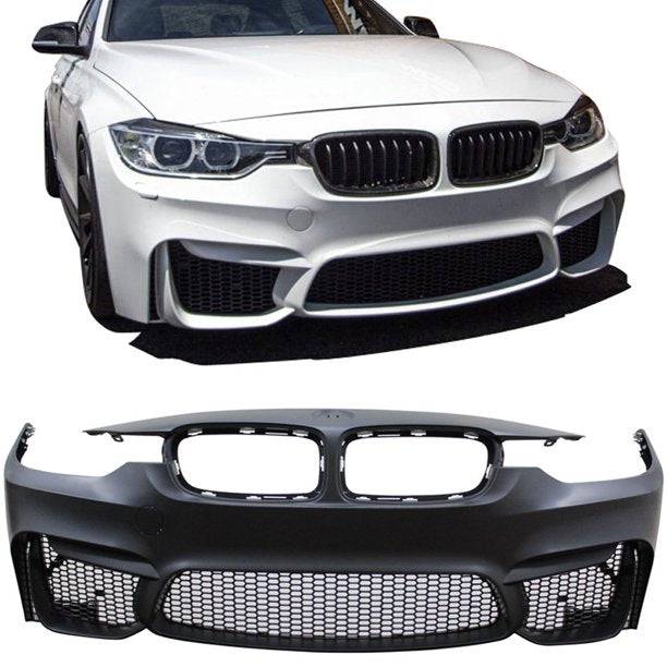 BMW F30 3 Series M3 Style Front Bumper Replacement (2012-2018) - Perfect for Car Upgrades & Street Racing Enthusiasts