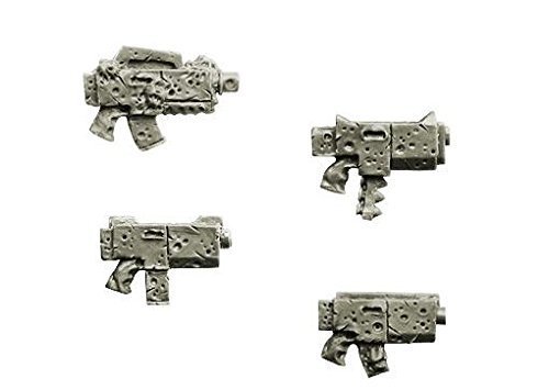 Spellcrow Space Knights Plasma Rapid Guns - Sci-Fi Miniature Models for Wargaming & Tabletop RPG Battles - Perfect for Warhammer 40K & Space Themed Games