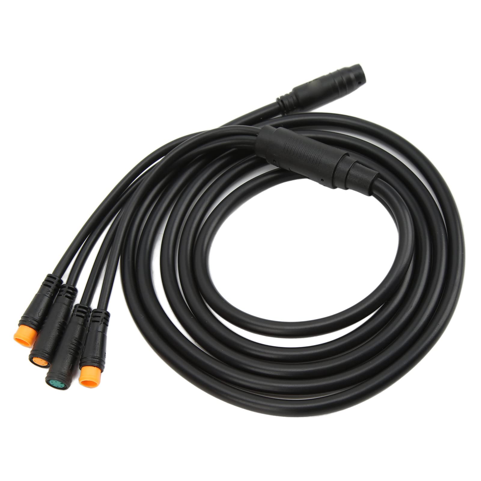 VGEBY 1T4 Waterproof Extension Cable - 1 to 4 Motor Cord for E-Bikes - High-Quality Copper & Plastic Electric Bicycle Accessories - Durable, Lightweight, Waterproof Wiring Solution for E-Bike Conversions, Repairs & DIY Projects - Perfect for Mountain Bikes, Commuter E-Bikes & Electric Scooters