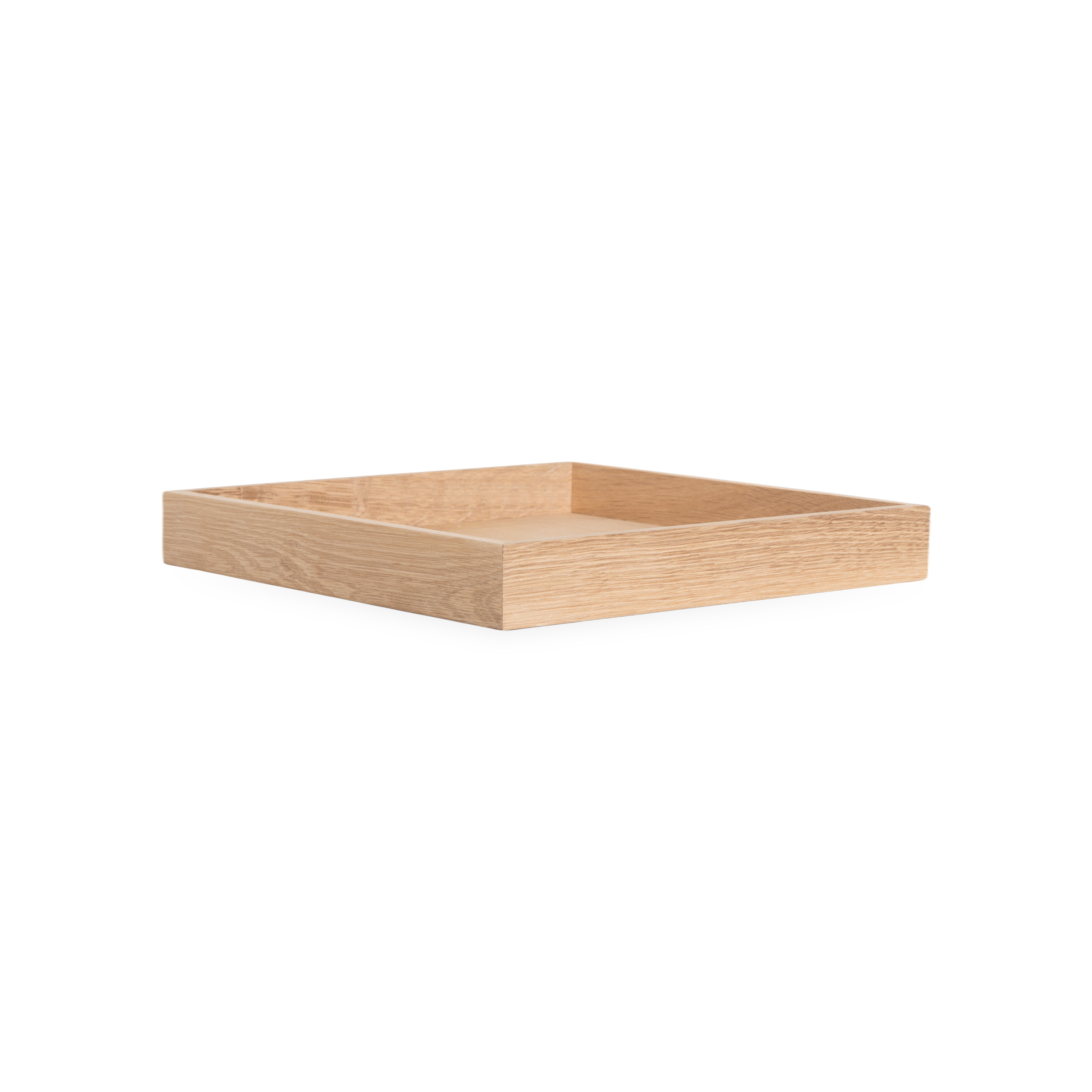 Handcrafted Solid Oak Wood Serving Tray with Handles - Perfect for Breakfast in Bed, Coffee Table Decor, and Entertaining Guests