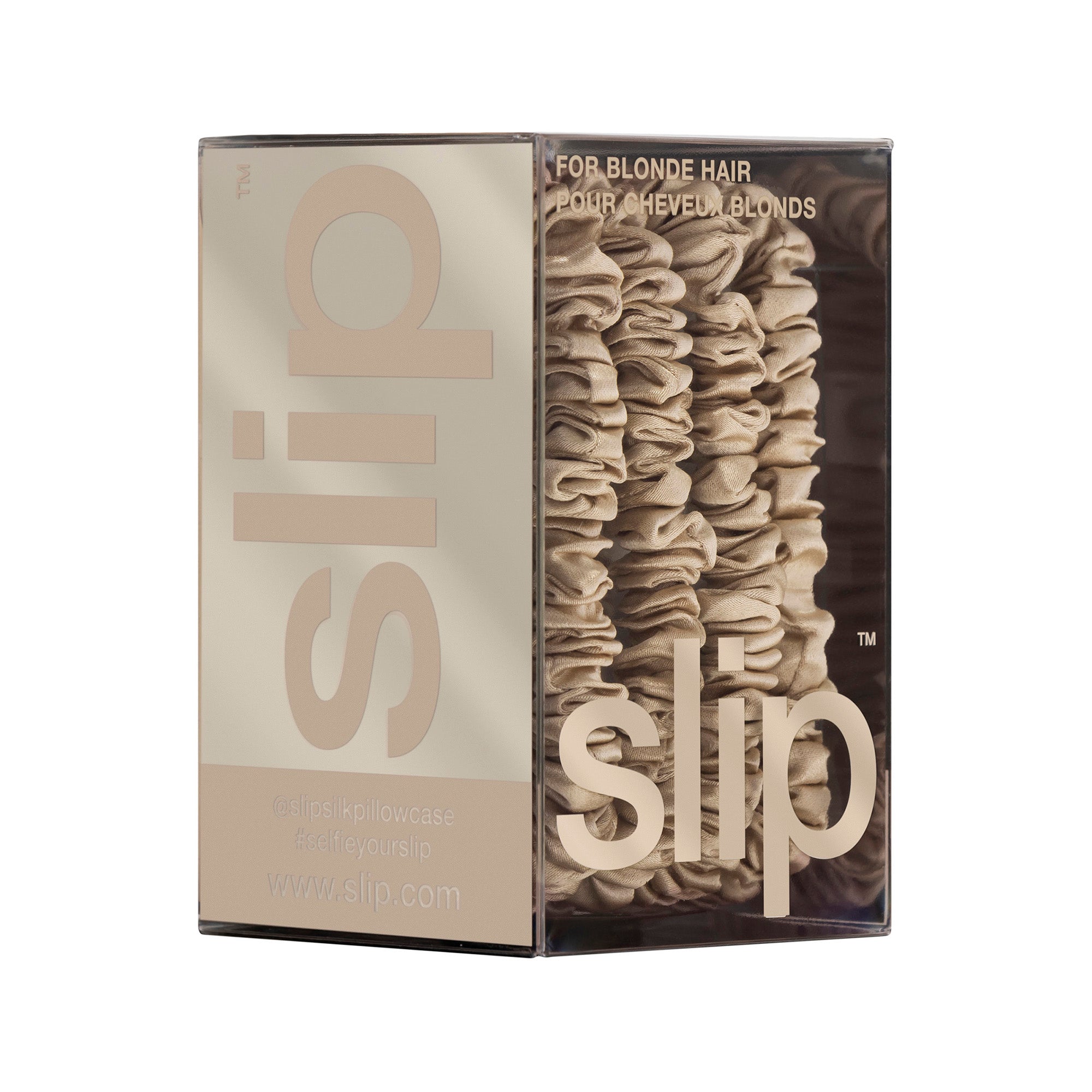 Slip Pure Silk Skinny Scrunchies Hair Ties - Back to Basics Collection for Women & Girls - Perfect for Workouts, Yoga, and Everyday Hair Styling