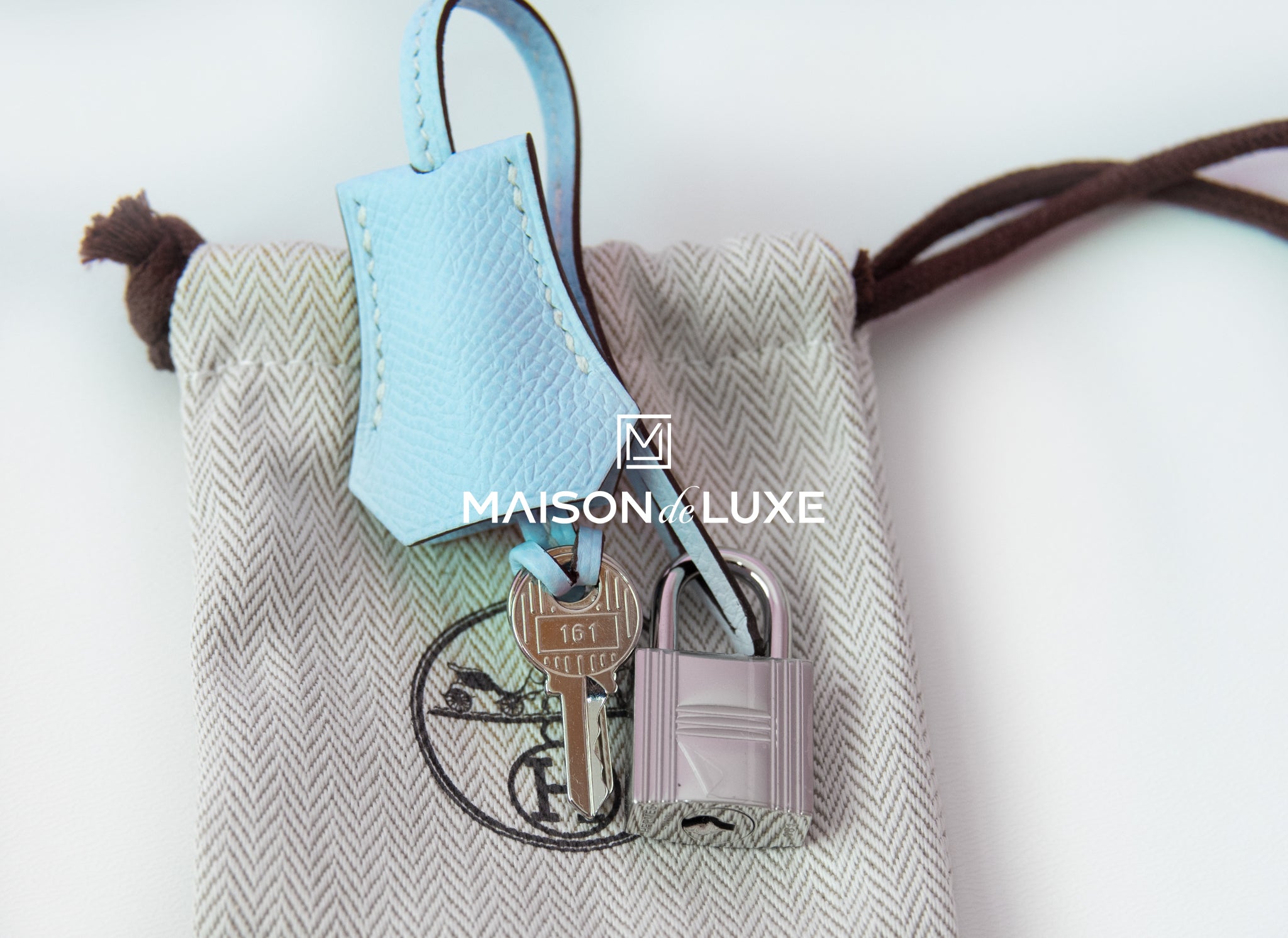 Authentic Hermes Kelly 25 Handbag in Bleu Brume - Sellier Epsom Leather Luxury Shoulder Bag for Women | Perfect for Work, Evening Events & Special Occasions