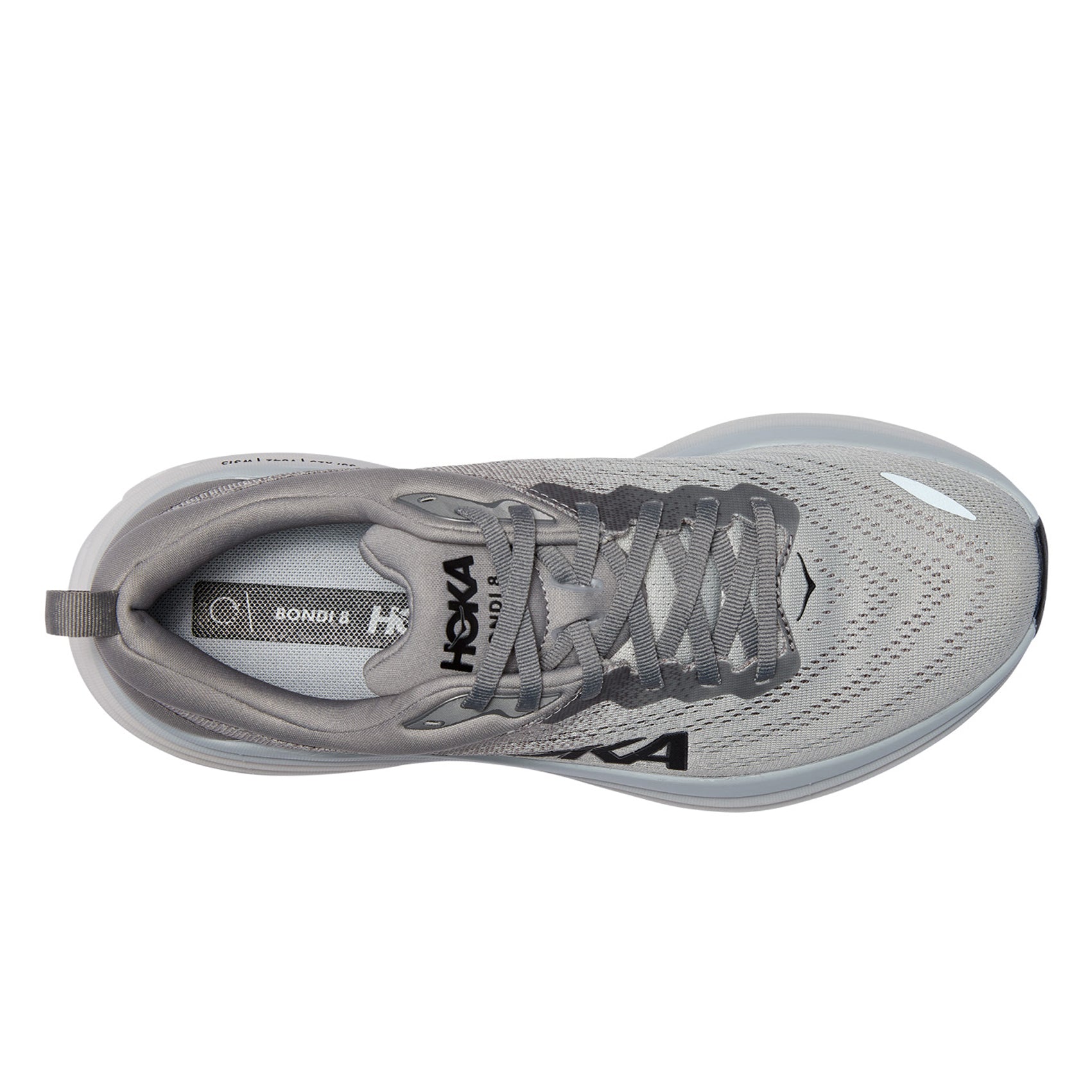 HOKA Bondi 8 Wide Running Shoes for Men - Cushioned Comfort for Long Distance Running & Walking - Perfect for Road, Treadmill & Everyday Wear