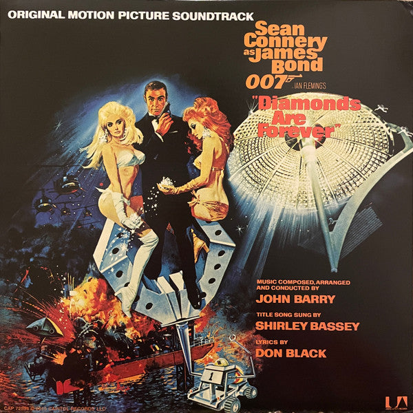 Diamonds Are Forever 1LP Vinyl Record - Classic Soundtrack for Romantic Evenings & Anniversary Gifts