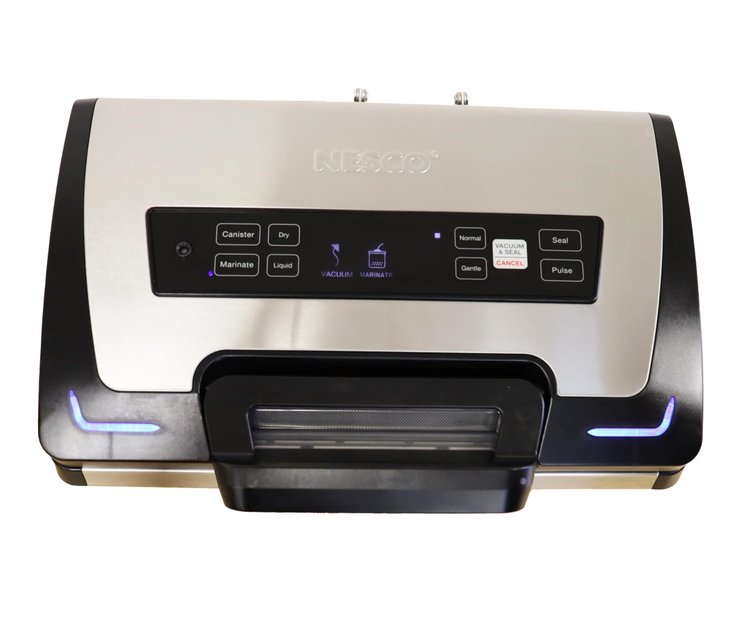 Nesco Premium Vacuum Sealer Kit with LiquidLock™ Technology - Includes Bags & Rolls (VS-22LB) for Food Preservation | Built-in Canister Sealer | Perfect for Meal Prep, Sous Vide & Long-Term Food Storage