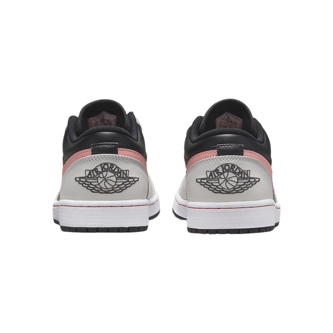 Air Jordan 1 Low Sneakers - Cool Grey/Black/Crimson Colorway - Men's Basketball Shoes for Casual Wear & Street Style