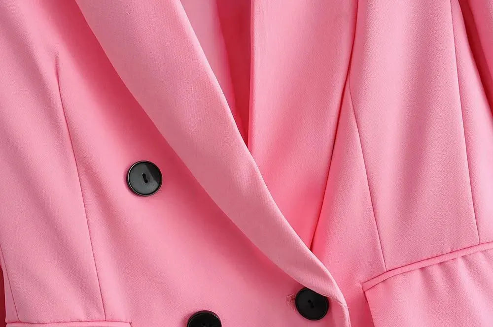 Stylish Women's Pink Pantsuit Set - Formal Office Wear & Business Attire for Professional Women | Perfect for Work, Interviews, and Corporate Events