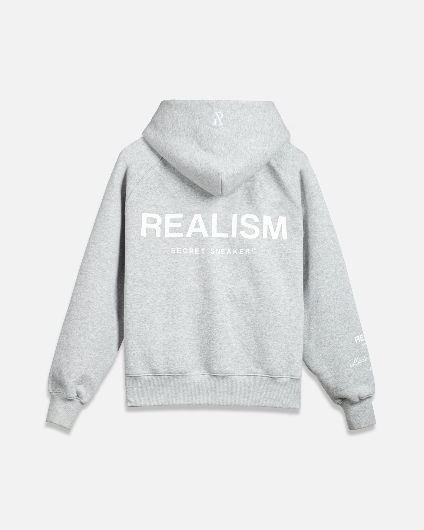 SSS Realism Radiant Zip Hoodie - Grey Marle - Comfortable & Stylish Pullover for Men & Women - Perfect for Casual Wear, Gym, and Outdoor Activities