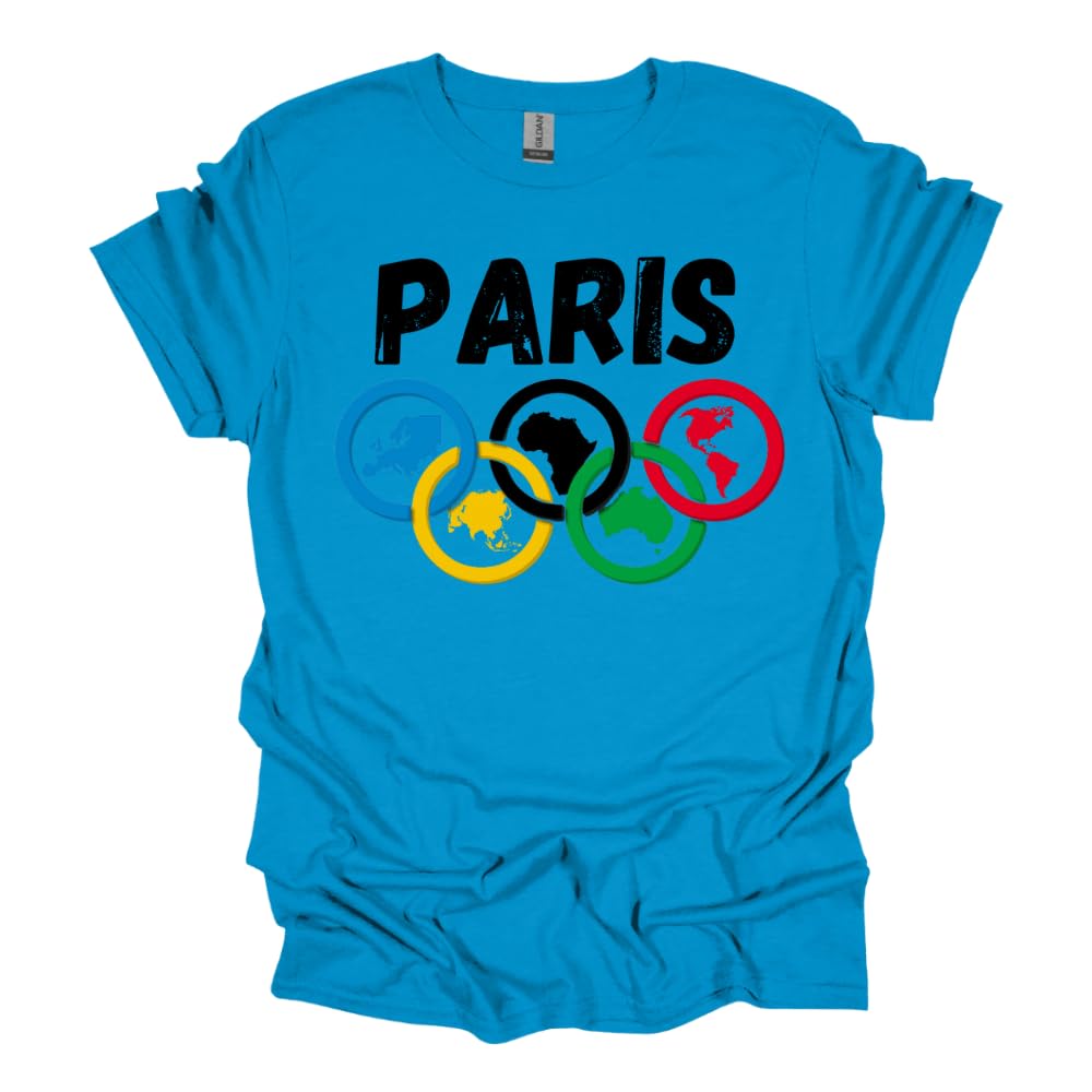 Paris Summer Rings Olympic T-Shirts - Canada Olympic Games Apparel & Clothing for Fans, Athletes & Supporters