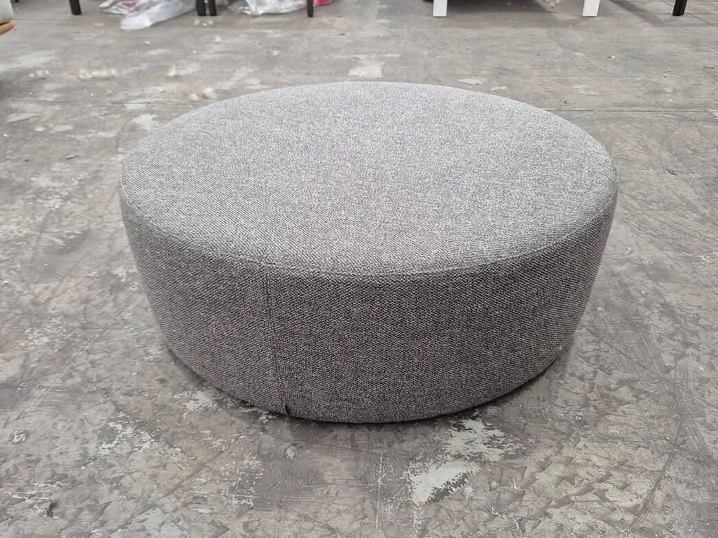 Johanna Large Ottoman in Palermo Granite - Stylish Footrest & Storage Bench for Living Room, Bedroom, or Office