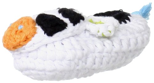 Mud Pie Unisex Baby Newborn Safari Zebra Crochet Booties - Soft Handmade Knit Booties for Infants, Perfect for Photo Shoots, Baby Showers & First Birthday Gifts