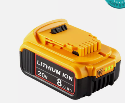 DeWalt 20V Max XR 8.0AH Lithium-Ion Battery (DCB206/DCB205) - Replacement Power Tool Battery for DeWalt Cordless Tools - Perfect for Drills, Saws, and Outdoor Power Equipment