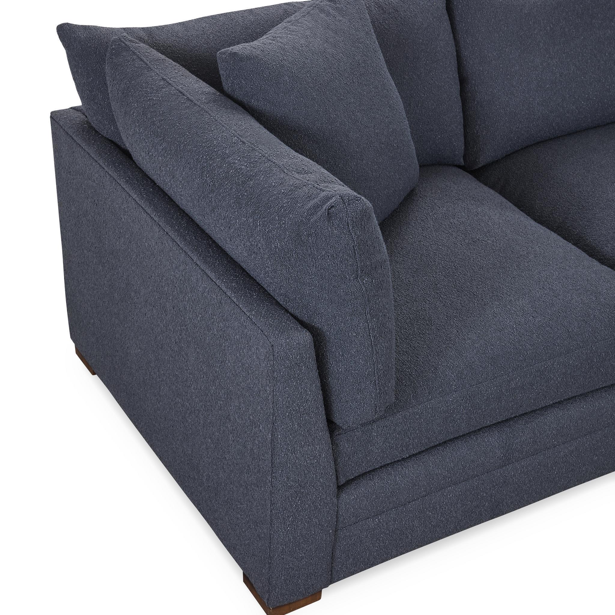 Audrey Upholstered Sofa - Modern Comfortable Fabric Couch for Living Room, Lounge & Home Decor